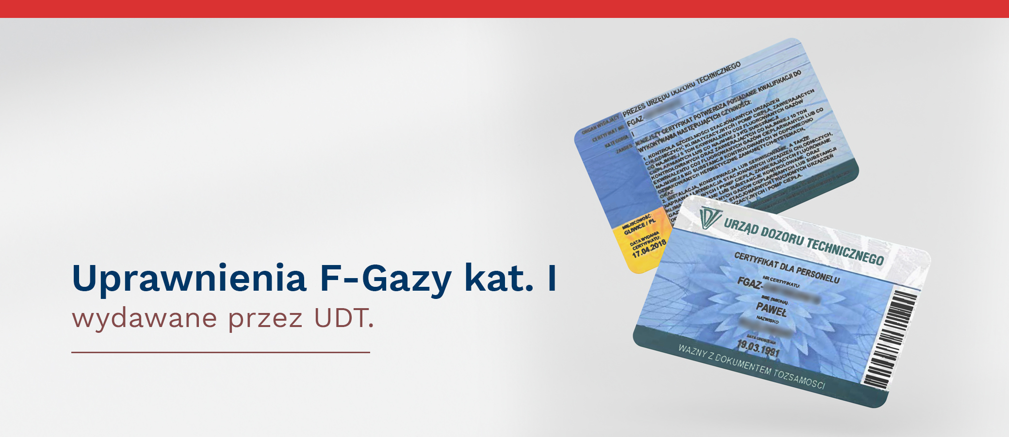 Uprawnienia F-Gazy A-Cademy