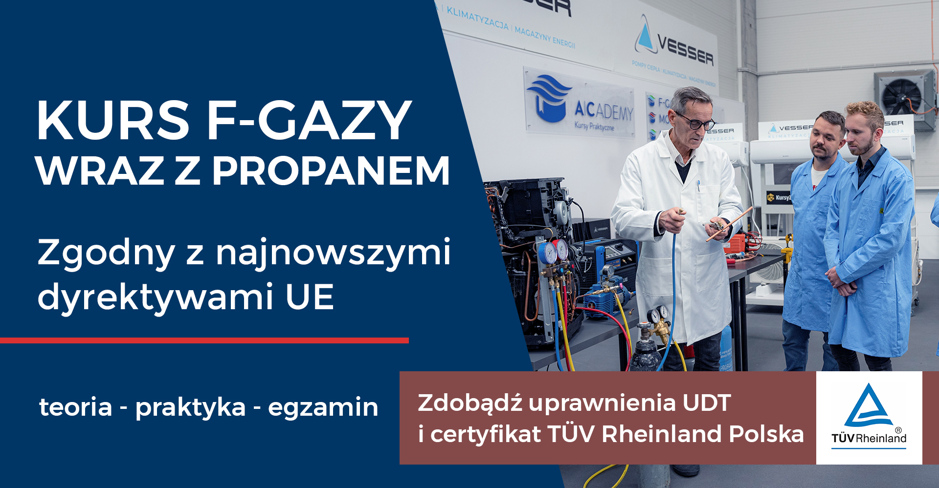 Kurs F-Gazy i Propan R290